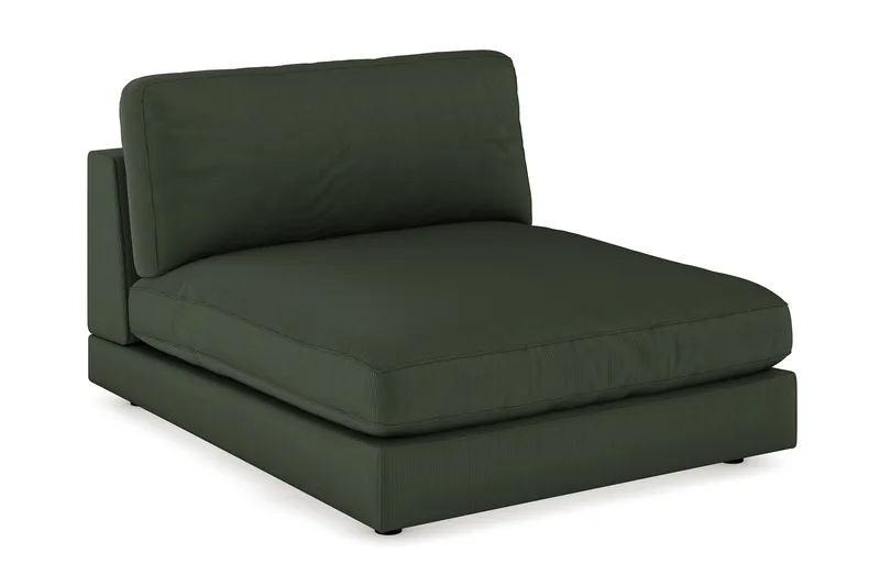 Arken 1-sits Divanmodul i Manchester, Mörkgrön