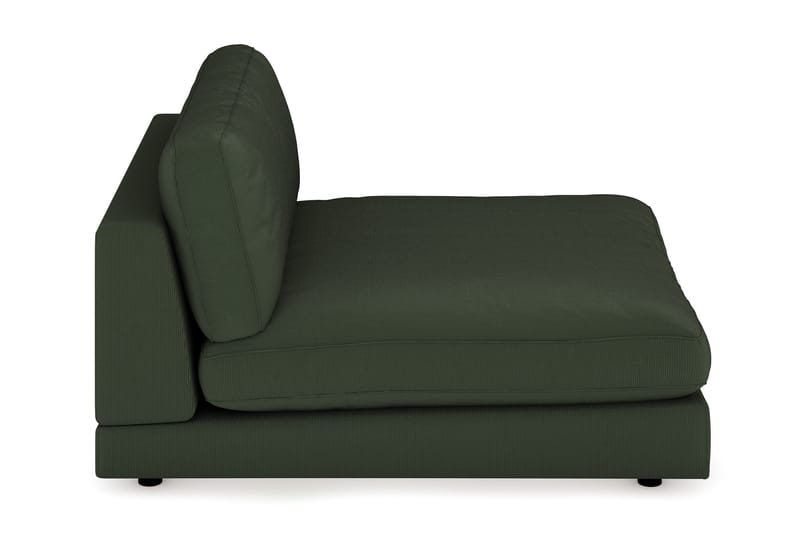 Arken 1-sits Divanmodul i Manchester - Mörkgrön - Möbler - Vardagsrum - Soffor - Modulsoffor - Hörnmodul