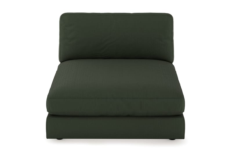 Arken 1-sits Divanmodul i Manchester - Mörkgrön - Möbler - Vardagsrum - Soffor - Modulsoffor - Hörnmodul