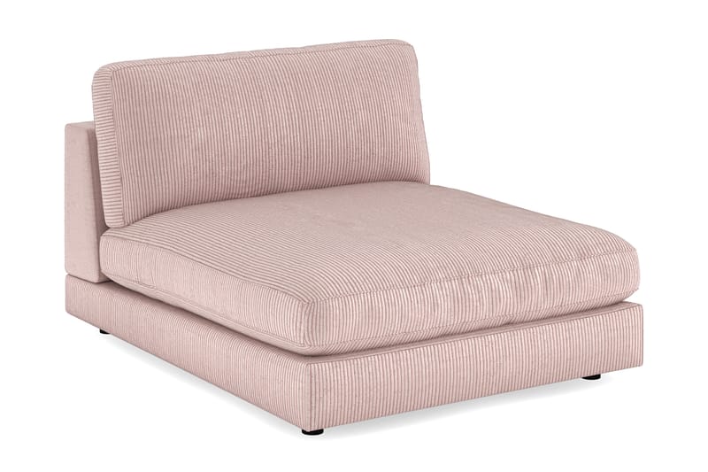 Arken 1-sits Divanmodul i Manchester - Rosa - Möbler - Vardagsrum - Soffor - Modulsoffor - Hörnmodul