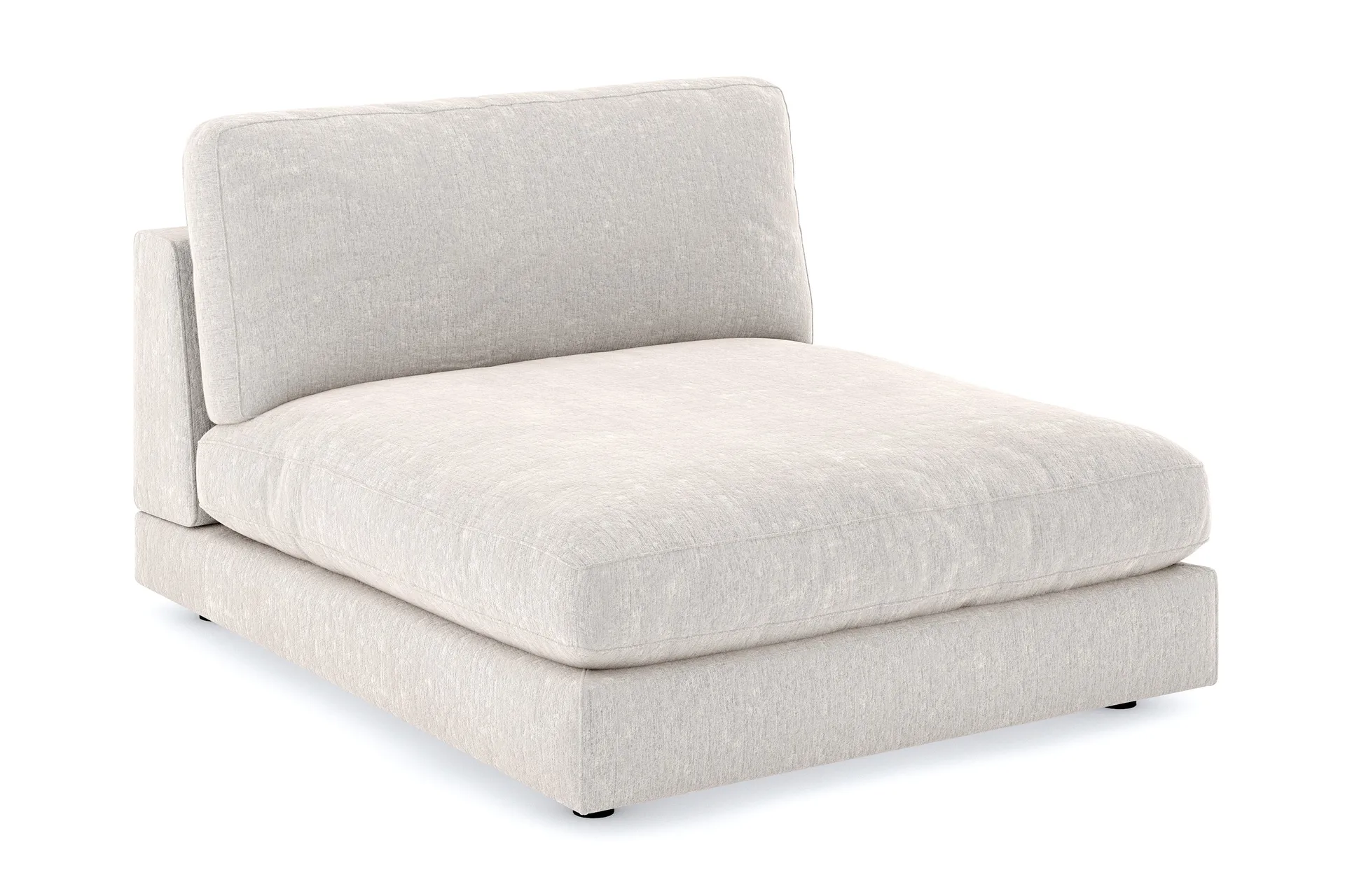 Arken 1-sits Divanmodul i Sammet - Kr&auml;mvit