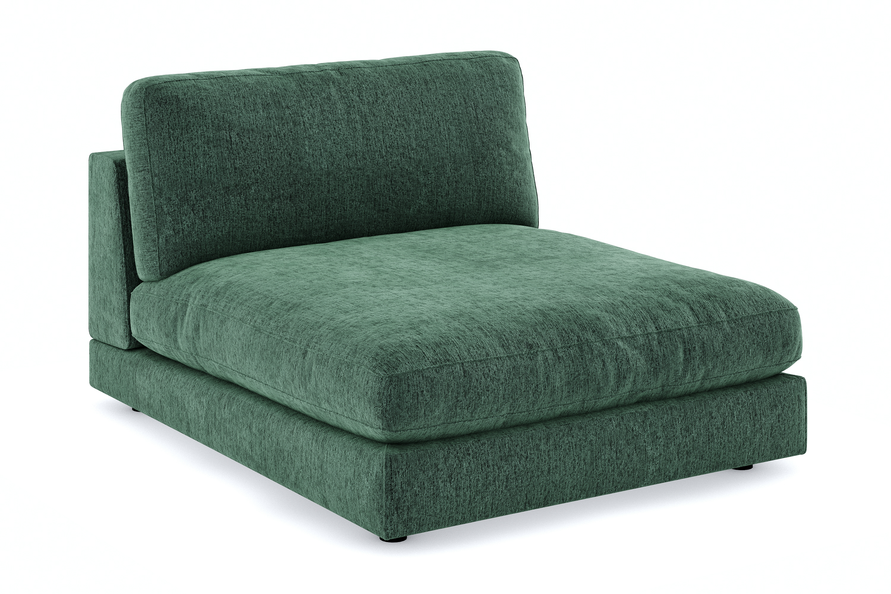 arken 1-sits divanmodul i sammet - mörkgrön