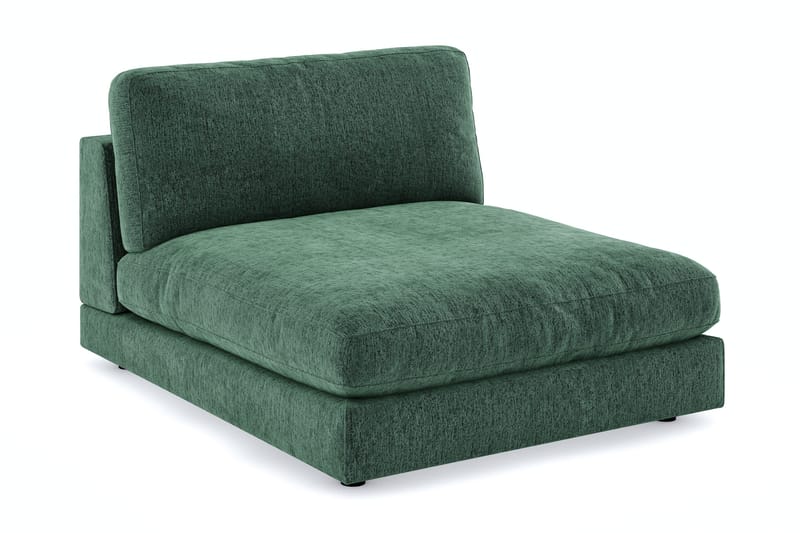 Arken 1-sits Divanmodul i Sammet, Mörkgrön
