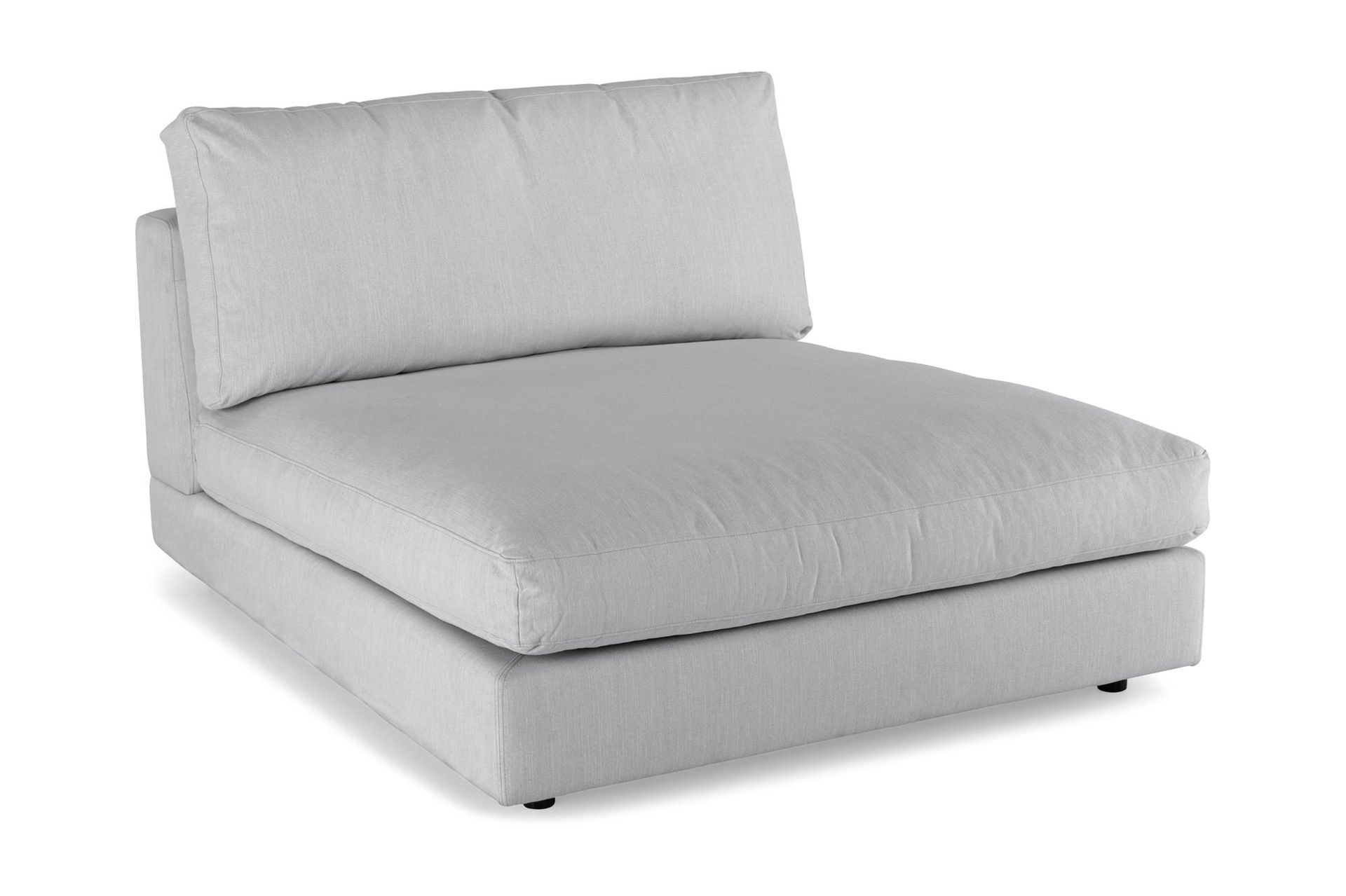 arken 1-sits divanmodul i tyg - grå