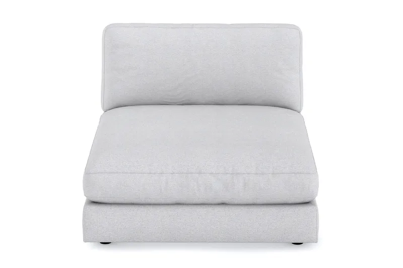 Arken 1-sits Divanmodul i Tyg - Ljusgrå - Möbler - Vardagsrum - Soffor - Modulsoffor - Hörnmodul