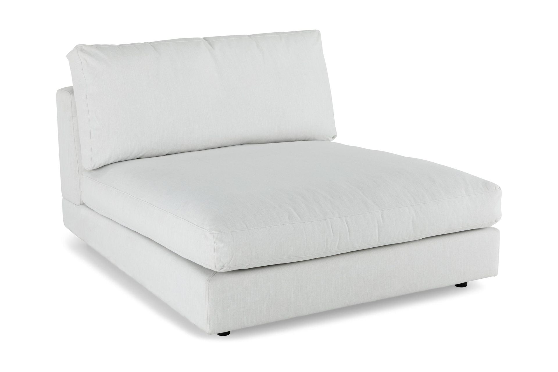 arken 1-sits divanmodul i tyg - ljusgrå