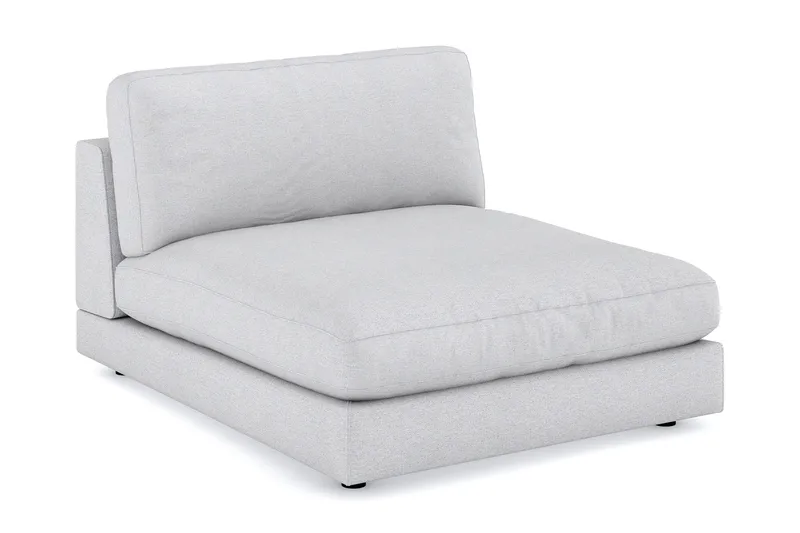 Arken 1-sits Divanmodul i Tyg - Ljusgrå - Möbler - Vardagsrum - Soffor - Modulsoffor - Hörnmodul