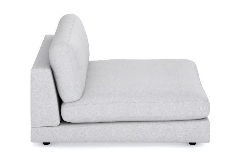 Arken 1-sits Divanmodul i Tyg - Ljusgrå - Möbler - Vardagsrum - Soffor - Modulsoffor - Hörnmodul