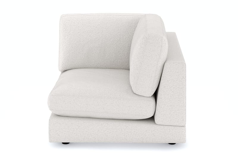Arken 1-sits Hörnmodul i Bouclé - Vit - Möbler - Vardagsrum - Soffor - Modulsoffor - Hörnmodul