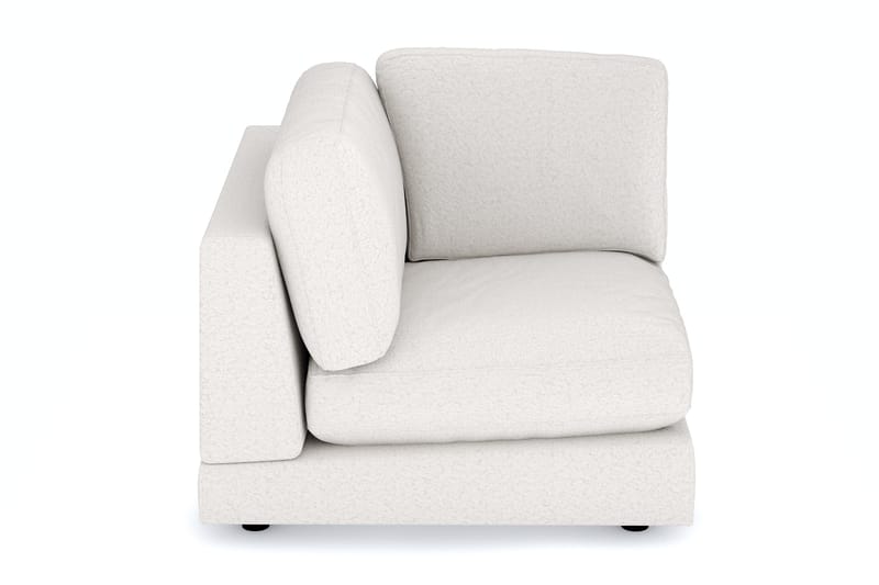 Arken 1-sits Hörnmodul i Bouclé - Vit - Möbler - Vardagsrum - Soffor - Modulsoffor - Hörnmodul