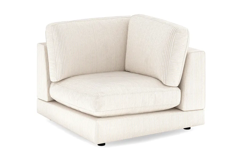 Arken 1-sits Hörnmodul i Manchester - Beige - Möbler - Vardagsrum - Soffor - Modulsoffor - Hörnmodul