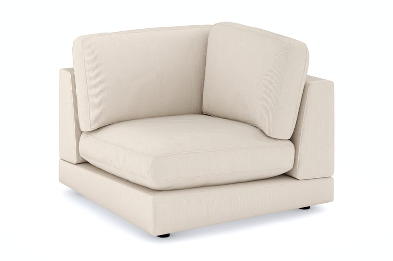 Arken 1-sits Hörnmodul i Manchester - Beige - Möbler - Vardagsrum - Soffor - Modulsoffor - Hörnmodul