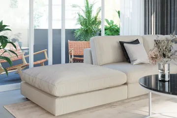 Arken 1-sits Hörnmodul i Manchester - Beige - Möbler - Vardagsrum - Soffor - Modulsoffor - Hörnmodul