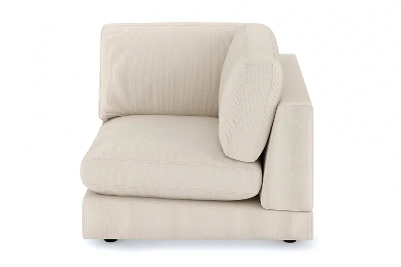 Arken 1-sits Hörnmodul i Manchester - Beige - Möbler - Vardagsrum - Soffor - Modulsoffor - Hörnmodul