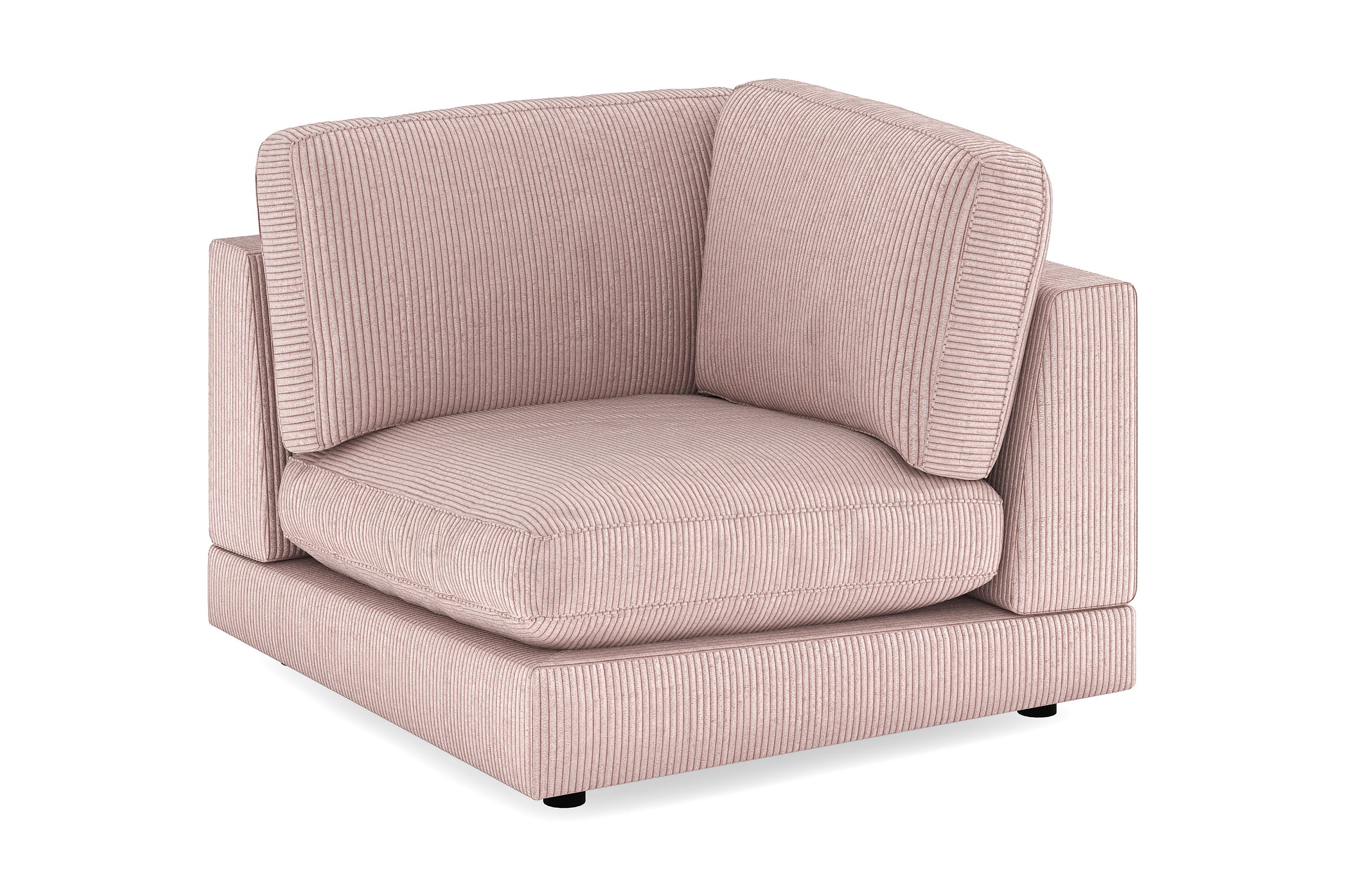 arken 1-sits hörnmodul i manchester - rosa