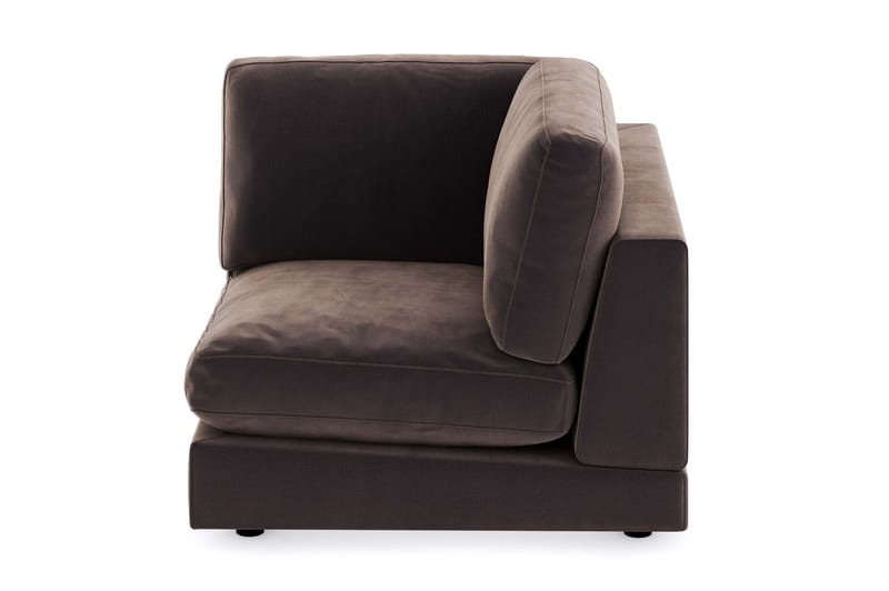 Arken 1-sits Hörnmodul i Sammet - Brun - Möbler - Vardagsrum - Soffor - Modulsoffor - Hörnmodul