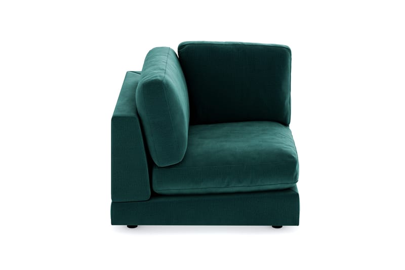Arken 1-sits Hörnmodul i Sammet - Grön - Möbler - Vardagsrum - Soffor - Modulsoffor - Hörnmodul