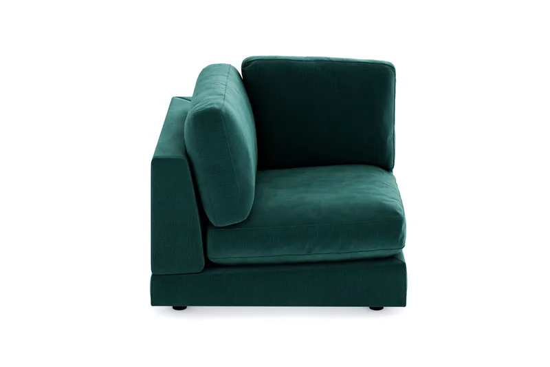 Arken 1-sits Hörnmodul i Sammet - Grön - Möbler - Vardagsrum - Soffor - Modulsoffor - Hörnmodul