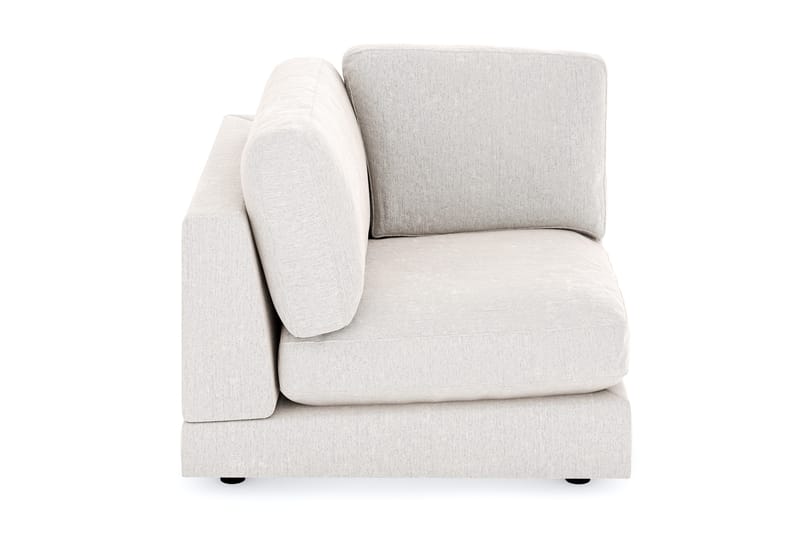 Arken 1-sits Hörnmodul i Sammet - Krämvit - Möbler - Vardagsrum - Soffor - Modulsoffor - Hörnmodul