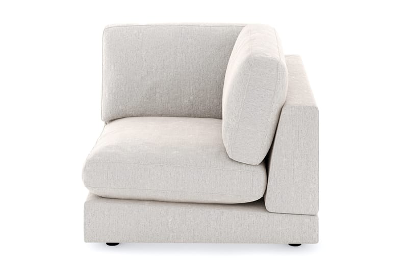 Arken 1-sits Hörnmodul i Sammet - Krämvit - Möbler - Vardagsrum - Soffor - Modulsoffor - Hörnmodul