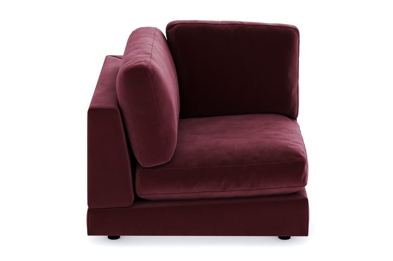 Arken 1-sits Hörnmodul i Sammet - Lila - Möbler - Vardagsrum - Soffor - Modulsoffor - Hörnmodul