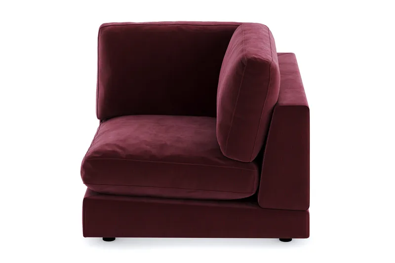 Arken 1-sits Hörnmodul i Sammet - Lila - Möbler - Vardagsrum - Soffor - Modulsoffor - Hörnmodul