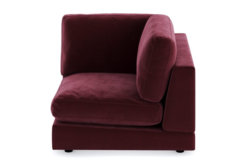 Arken 1-sits Hörnmodul i Sammet - Lila - Möbler - Vardagsrum - Soffor - Modulsoffor - Hörnmodul