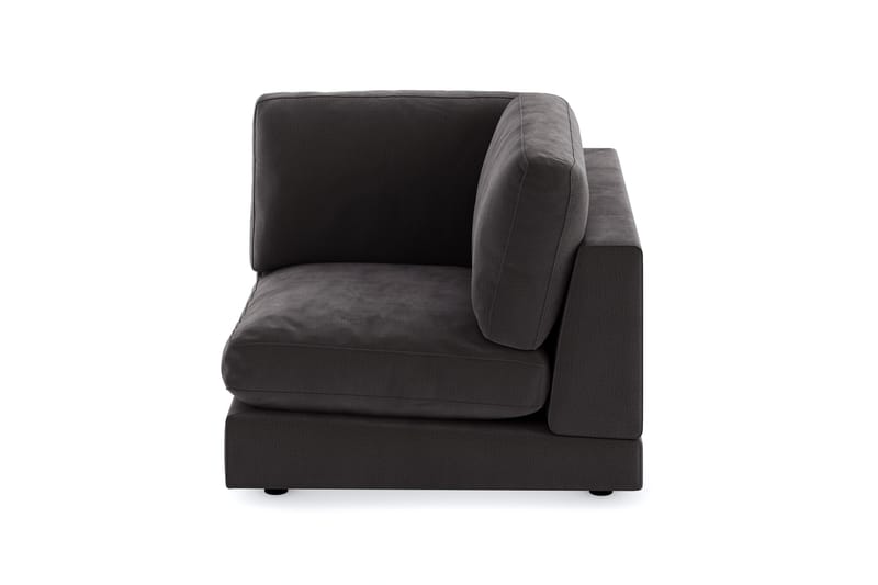 Arken 1-sits Hörnmodul i Sammet - Mörkgrå - Möbler - Vardagsrum - Soffor - Modulsoffor - Hörnmodul