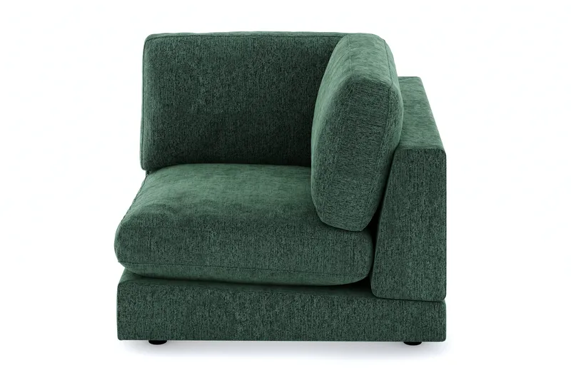 Arken 1-sits Hörnmodul i Sammet - Mörkgrön - Möbler - Vardagsrum - Soffor - Modulsoffor - Hörnmodul