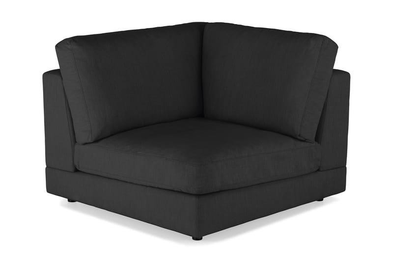 Arken 1-sits Hörnmodul i Tyg - Svart - Möbler - Vardagsrum - Soffor - Modulsoffor - Hörnmodul
