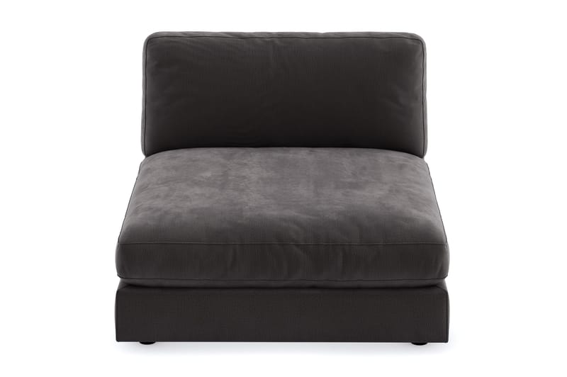 Arken 2-sits Divanmodul i Sammet - Mörkgrå - Möbler - Vardagsrum - Soffor - Modulsoffor - Hörnmodul