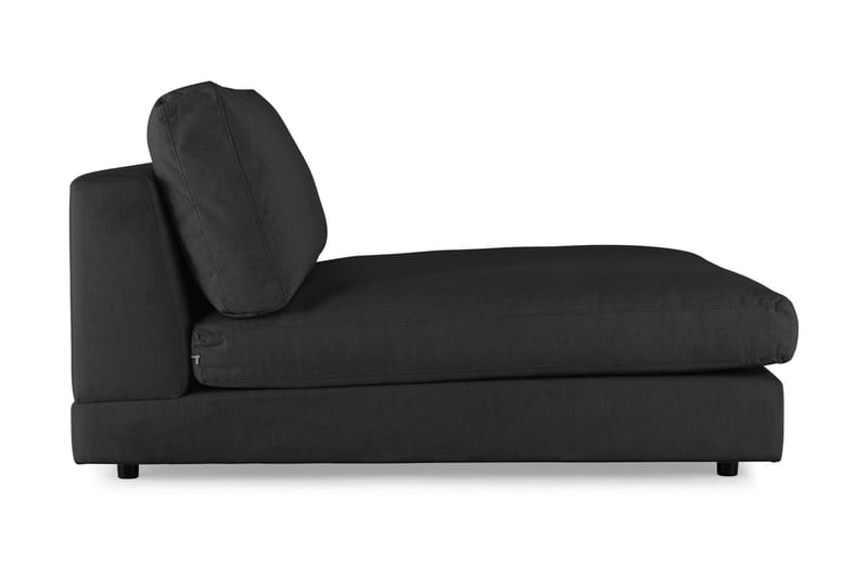 Arken 2-sits Divanmodul i Tyg - Svart - Möbler - Vardagsrum - Soffor - Modulsoffor - Hörnmodul