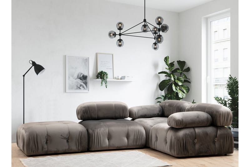 BELGIN Vänstermodul 95 cm Grå - Möbler - Vardagsrum - Soffor - Modulsoffor - Hörnmodul