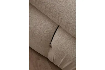 Belgin Vänstermodul / Fåtölj 95 cm med fasta armstöd och repdetaljer - Cream - Möbler - Vardagsrum - Soffor - Modulsoffor - Hörnmodul