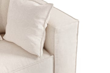 Cubo 1-sits Högermodul i Tyg 108 cm bred - Beige - Möbler - Vardagsrum - Soffor - Modulsoffor - Hörnmodul