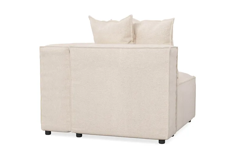 Cubo 1-sits Högermodul i Tyg 108 cm bred - Beige - Möbler - Vardagsrum - Soffor - Modulsoffor - Hörnmodul