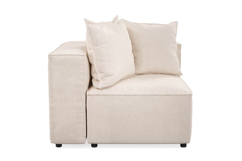 Cubo 1-sits Högermodul i Tyg 108 cm bred - Beige - Möbler - Vardagsrum - Soffor - Modulsoffor - Hörnmodul