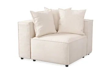 Cubo 1-sits Vänstermodul i Tyg 108 cm bred - Beige - Möbler - Vardagsrum - Soffor - Modulsoffor - Hörnmodul