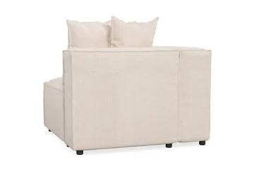 Cubo 1-sits Vänstermodul i Tyg 108 cm bred - Beige - Möbler - Vardagsrum - Soffor - Modulsoffor - Hörnmodul
