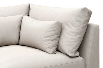 Dubai 1-sits Extra Djup Hörnmodul för Modulsoffa i Tyg - Beige - Möbler - Vardagsrum - Soffor - Modulsoffor - Hörnmodul