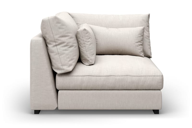 Dubai 1-sits Extra Djup Hörnmodul för Modulsoffa i Tyg - Beige - Möbler - Vardagsrum - Soffor - Modulsoffor - Hörnmodul
