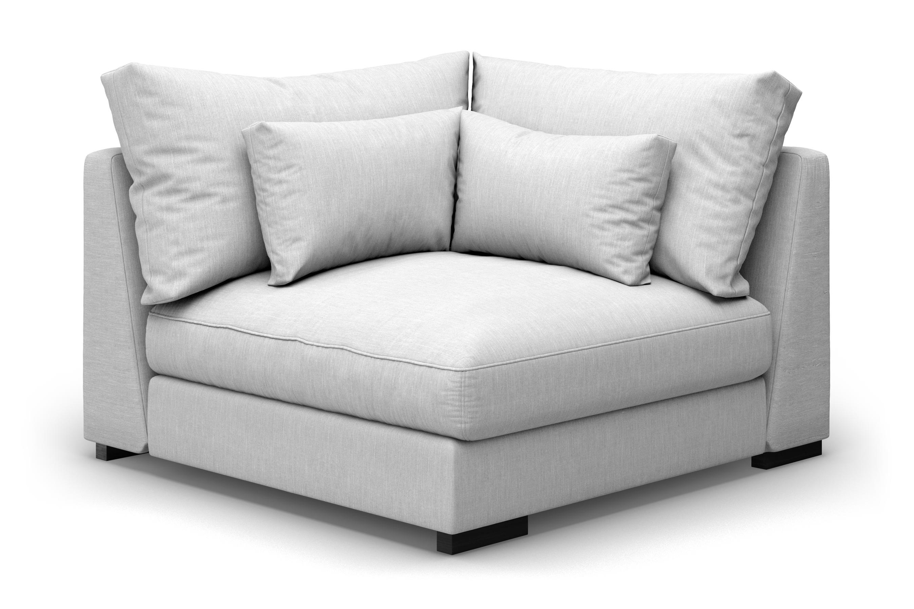 dubai hörnmodul ljusgrå -