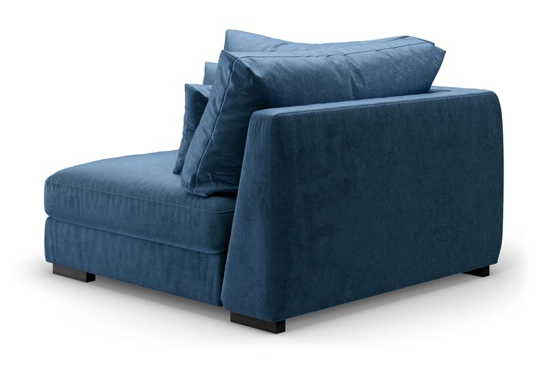 Dubai Hörnmodul Sammet - Blå - Möbler - Vardagsrum - Soffor - Modulsoffor - Hörnmodul