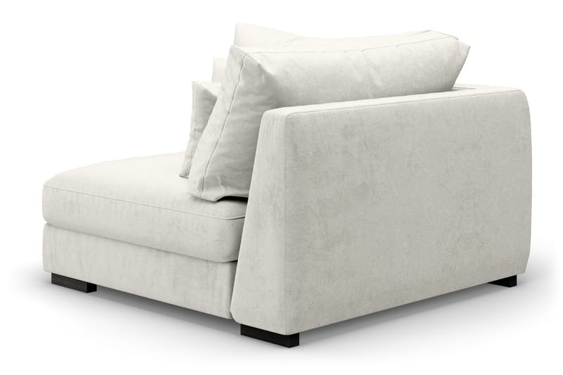 Dubai Hörnmodul Sammet - Vit - Möbler - Vardagsrum - Soffor - Modulsoffor - Hörnmodul