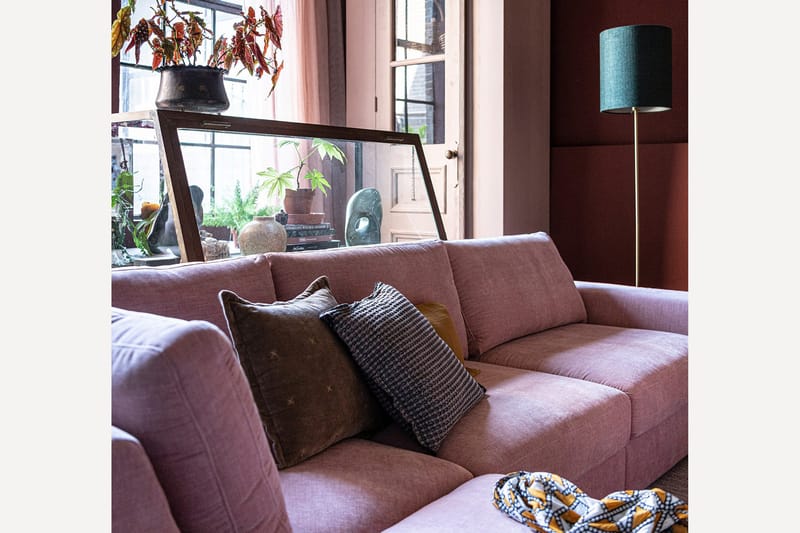 Kielstra Högermodul - Rosa - Möbler - Vardagsrum - Soffor - Modulsoffor - Hörnmodul