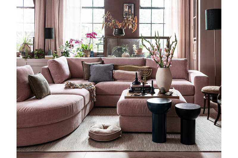Kielstra Hörnmodul - Rosa - Möbler - Vardagsrum - Soffor - Modulsoffor - Hörnmodul
