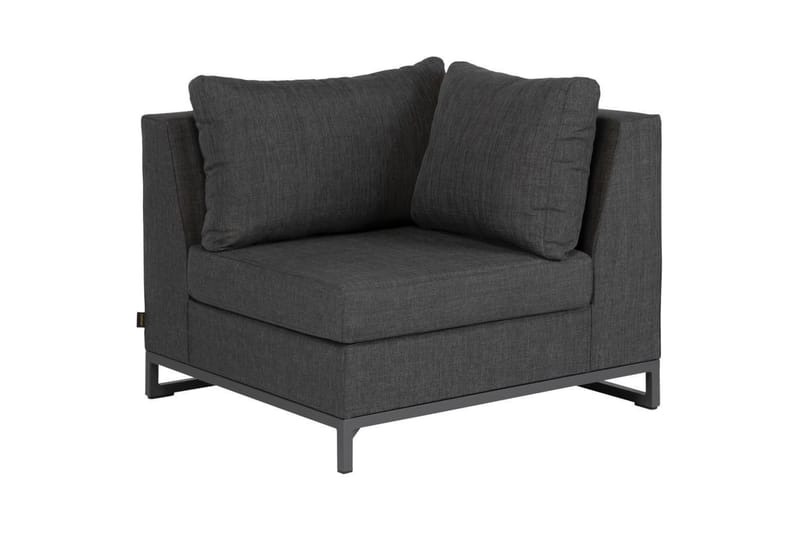 Morte Hörnmodul 90 cm Svart - Utemöbler - Utesoffor & bänkar - Loungesoffa