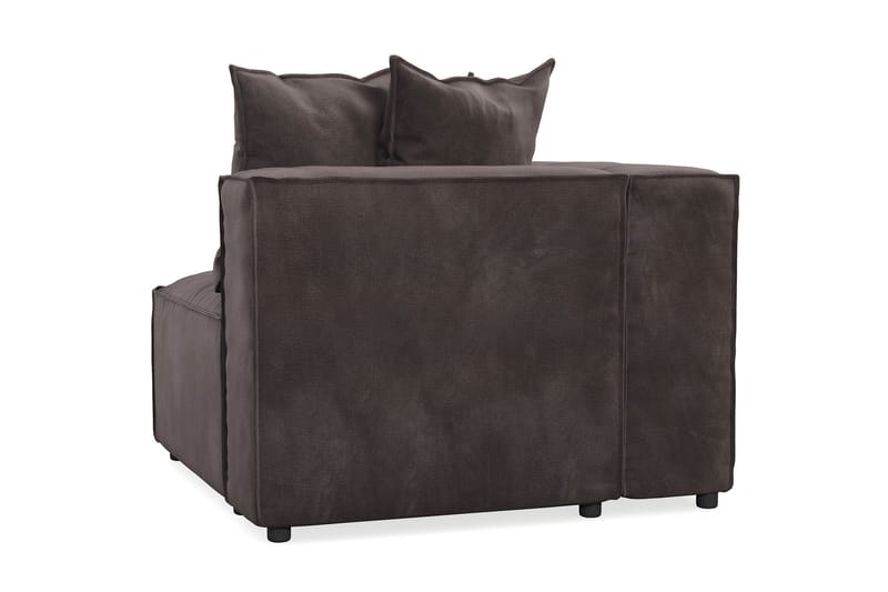 Noriaki Vänstermodul 108 cm Antracit - Möbler - Vardagsrum - Soffor - Modulsoffor - Hörnmodul