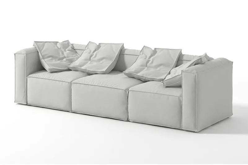 Oceanis Hörnmodul/armstödsmodul höger - Beige - Möbler - Vardagsrum - Soffor - Modulsoffor - Övriga moduler till modulsoffa