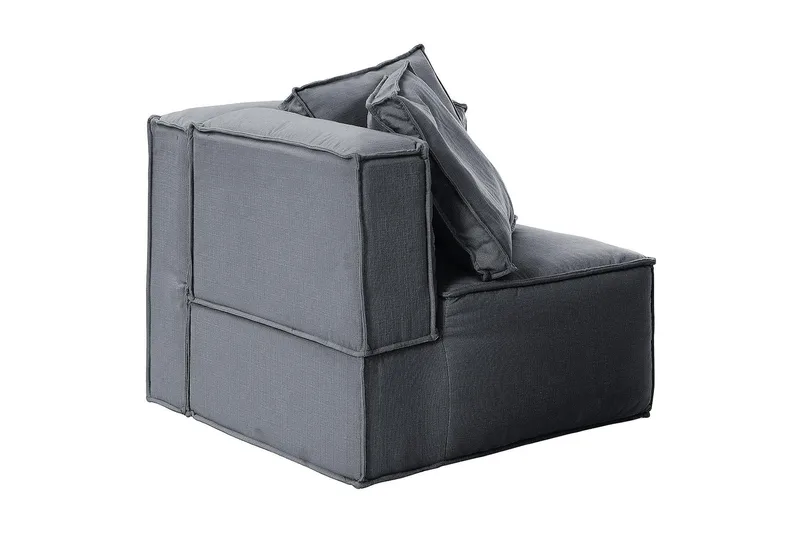 Oceanis Hörnmodul/armstödsmodul höger - Ljusgrå - Möbler - Vardagsrum - Soffor - Modulsoffor - Övriga moduler till modulsoffa